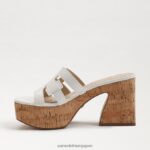 jp Sam Edelman 女性 開発プラットフォームサンダル 明るい白色 4NFV0P545 履物 - Image 4