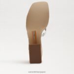jp Sam Edelman 女性 開発プラットフォームサンダル 明るい白色 4NFV0P545 履物 - Image 6