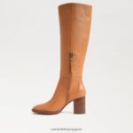 jp Sam Edelman 女性 elsy ニーハイブーツ カラメル 4NFV0P796 履物 - Image 4