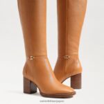 jp Sam Edelman 女性 elsy ニーハイブーツ カラメル 4NFV0P796 履物 - Image 7