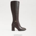 jp Sam Edelman 女性 elsy ニーハイブーツ セーブルブラウン 4NFV0P795 履物 - Image 2