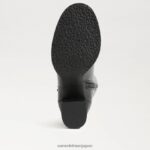jp Sam Edelman 女性 elsy ニーハイブーツ 黒い革 4NFV0P798 履物 - Image 6