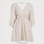 jp Sam Edelman 女性 emely ミニカットアウトドレス クチナシ 4NFV0P1199 衣服 - Image 5
