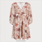 jp Sam Edelman 女性 emely ミニ花柄ドレス 花柄 4NFV0P1117 衣服 - Image 5