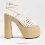 jp Sam Edelman 女性 GIA プラットフォームヒール モダンなアイボリー 4NFV0P698 履物 - Image 2