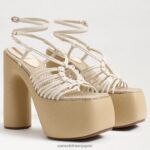 jp Sam Edelman 女性 GIA プラットフォームヒール モダンなアイボリー 4NFV0P698 履物 - Image 7