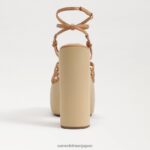 jp Sam Edelman 女性 GIA プラットフォームヒール 天然砂 4NFV0P699 履物 - Image 5