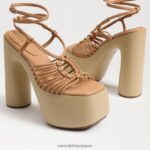 jp Sam Edelman 女性 GIA プラットフォームヒール 天然砂 4NFV0P699 履物 - Image 7