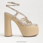 jp Sam Edelman 女性 GIA プラットフォームヒール 金箔 4NFV0P697 履物 - Image 2