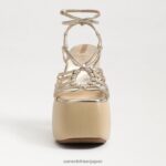 jp Sam Edelman 女性 GIA プラットフォームヒール 金箔 4NFV0P697 履物 - Image 3