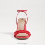 jp Sam Edelman 女性 KIA ビーズブロックヒールサンダル バロスピンク 4NFV0P487 履物 - Image 3