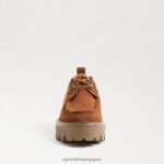 jp Sam Edelman 女性 monna レースアップ ラグソール ローファー フロンティアブラウン 4NFV0P720 履物 - Image 3