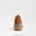 jp Sam Edelman 女性 monna レースアップ ラグソール ローファー フロンティアブラウン 4NFV0P720 履物 - Image 5