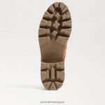 jp Sam Edelman 女性 monna レースアップ ラグソール ローファー フロンティアブラウン 4NFV0P720 履物 - Image 6