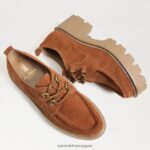 jp Sam Edelman 女性 monna レースアップ ラグソール ローファー フロンティアブラウン 4NFV0P720 履物 - Image 7