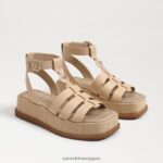 jp Sam Edelman 女性 naima プラットフォーム グラディエーター サンダル 濃厚なコニャック 4NFV0P601 履物 - Image 2