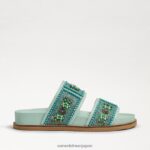 jp Sam Edelman 女性 otto 装飾スライドサンダル ミント 4NFV0P834 履物 - Image 2