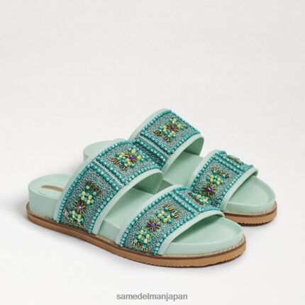 jp Sam Edelman 女性 otto 装飾スライドサンダル ミント 4NFV0P834 履物