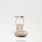 jp Sam Edelman 女性 rayelle キトゥンヒール ソフトシルバー 4NFV0P677 履物 - Image 3