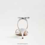 jp Sam Edelman 女性 rayelle キトゥンヒール ソフトシルバー 4NFV0P677 履物 - Image 5