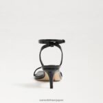 jp Sam Edelman 女性 rayelle キトゥンヒール ブラックパテント 4NFV0P682 履物 - Image 5