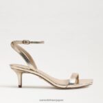 jp Sam Edelman 女性 rayelle キトゥンヒール 金箔 4NFV0P678 履物 - Image 2
