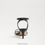 jp Sam Edelman 女性 rayelle キトゥンヒール 黒い革 4NFV0P679 履物 - Image 5