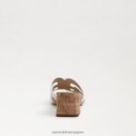 jp Sam Edelman 女性 winslow ミュールヒール 明るい白色 4NFV0P354 履物 - Image 5