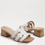 jp Sam Edelman 女性 winslow ミュールヒール 明るい白色 4NFV0P354 履物 - Image 7