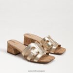 jp Sam Edelman 女性 winslow ミュールヒール 金箔 4NFV0P357 履物