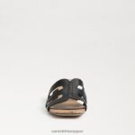 jp Sam Edelman 女性 winslow ミュールヒール 黒い革 4NFV0P356 履物 - Image 3
