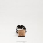 jp Sam Edelman 女性 winslow ミュールヒール 黒い革 4NFV0P356 履物 - Image 5