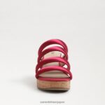 jp Sam Edelman 女性 YUKI プラットフォームウェッジヒール ウルトラフクシア 4NFV0P685 履物 - Image 3