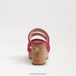 jp Sam Edelman 女性 YUKI プラットフォームウェッジヒール ウルトラフクシア 4NFV0P685 履物 - Image 5
