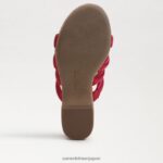 jp Sam Edelman 女性 YUKI プラットフォームウェッジヒール ウルトラフクシア 4NFV0P685 履物 - Image 6