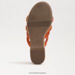 jp Sam Edelman 女性 YUKI プラットフォームウェッジヒール カリオレンジ 4NFV0P684 履物 - Image 6