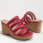 jp Sam Edelman 女性 YUKI プラットフォームウェッジヒール ウルトラフクシア 4NFV0P685 履物 - Image 7