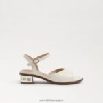 jp Sam Edelman 子供たち アイビーブロックヒールサンダル 磁器 4NFV0P1038 履物 - Image 2