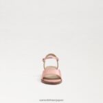 jp Sam Edelman 子供たち アイビーブロックヒールサンダル ピンクの塩 4NFV0P1037 履物 - Image 3
