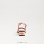 jp Sam Edelman 子供たち アイビーブロックヒールサンダル ピンクの塩 4NFV0P1037 履物 - Image 5