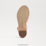 jp Sam Edelman 子供たち アイビーブロックヒールサンダル ピンクの塩 4NFV0P1037 履物 - Image 6