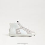 jp Sam Edelman 子供たち エイボン ハイトップ スニーカー 白いユリ 4NFV0P1042 履物 - Image 2