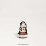 jp Sam Edelman 子供たち エイボン ハイトップ スニーカー エッグシェルマルチ 4NFV0P1041 履物 - Image 3
