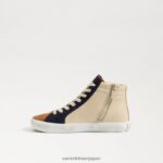 jp Sam Edelman 子供たち エイボン ハイトップ スニーカー エッグシェルマルチ 4NFV0P1041 履物 - Image 4