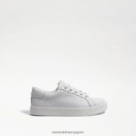 jp Sam Edelman 子供たち エチルスニーカー 白い革 4NFV0P910 履物 - Image 2