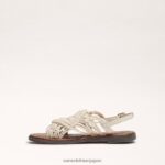 jp Sam Edelman 子供たち ガスサンダル 象牙 4NFV0P1035 履物 - Image 4
