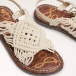 jp Sam Edelman 子供たち ガスサンダル 象牙 4NFV0P1035 履物 - Image 7