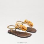 jp Sam Edelman 子供たち ギリートングサンダル 砂漠の太陽の革 4NFV0P1054 履物