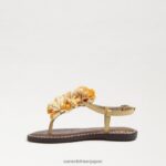 jp Sam Edelman 子供たち ギリートングサンダル 砂漠の太陽の革 4NFV0P1054 履物 - Image 4