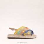 jp Sam Edelman 子供たち ケイデンサンダル ナチュラル/イエロー 4NFV0P1033 履物 - Image 2